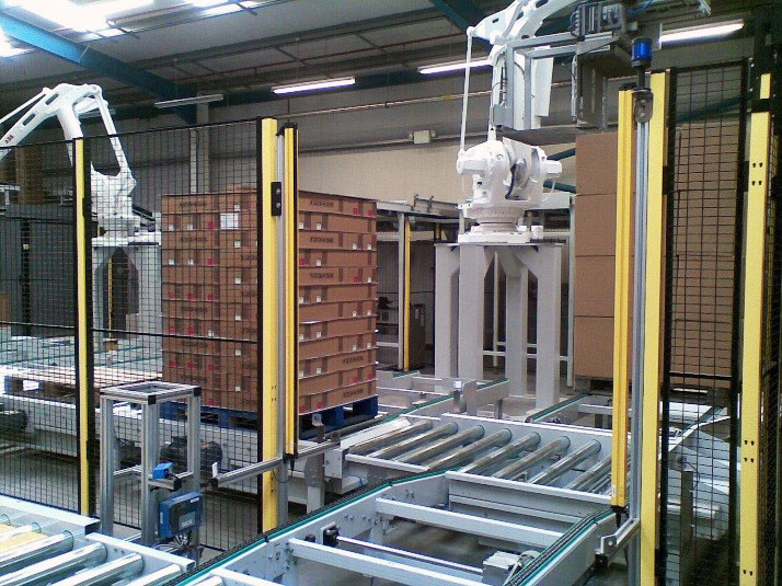 Automatic palletising